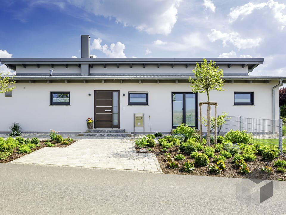 Bungalow Pultdach 145 von LUXHAUS Außenansicht