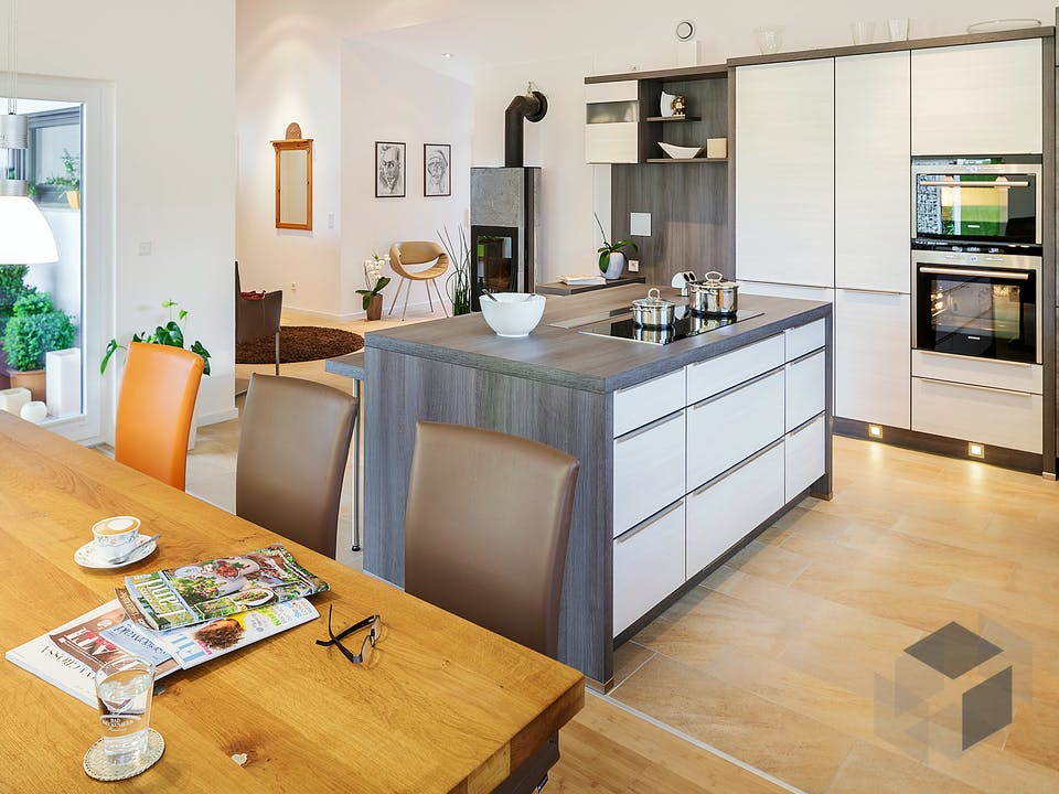 Bungalow Pultdach 145 von LUXHAUS Innenansicht