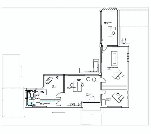 Luxhaus - Bungalow Flachdach 170 Floorplan 1