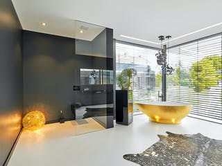 Fertighaus Bungalow Flachdach 170 von LUXHAUS, Bungalow Innenansicht 1