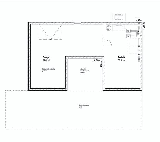 Luxhaus - Bungalow Walmdach 172 Floorplan 2