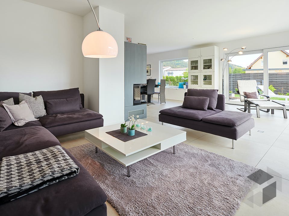 Pultdach Klassik 189 von LUXHAUS Innenansicht
