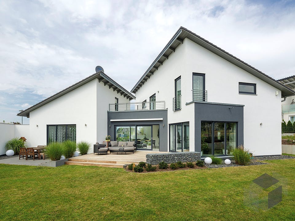 Pultdach Klassik 233 von LUXHAUS Außenansicht