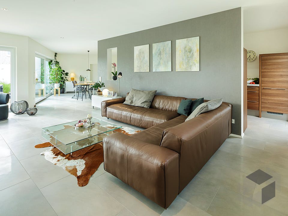 Pultdach Klassik 233 von LUXHAUS Innenansicht