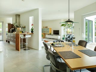 Fertighaus Pultdach Klassik 233 von LUXHAUS, Pultdachhaus Innenansicht 2