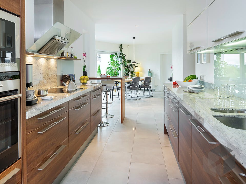 Pultdach Klassik 233 von LUXHAUS Innenansicht