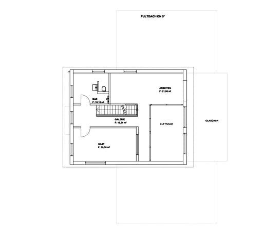 Luxhaus - Pultdach Klassik 254 Floorplan 2