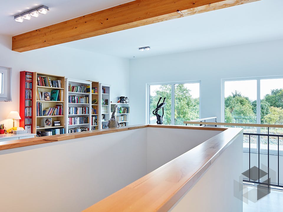 Pultdach Klassik 254 von LUXHAUS Innenansicht