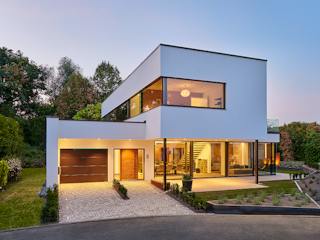 Fertighaus LUXHAUS | core - MH Bad Vilbel von LUXHAUS, Cubushaus Außenansicht 3 Fertighaus LUXHAUS | core - MH Bad Vilbel von LUXHAUS, Cubushaus Außenansicht 3