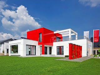 Fertighaus L³ - MH Nürnberg von LUXHAUS, Cubushaus Außenansicht 1