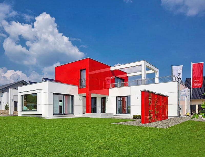 Fertighaus L³ - MH Nürnberg von LUXHAUS, Cubushaus Außenansicht 1