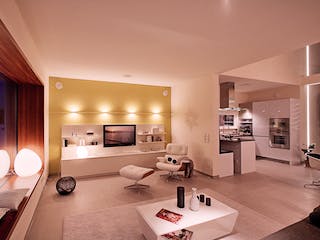 Fertighaus L³ - MH Nürnberg von LUXHAUS, Cubushaus Innenansicht 1