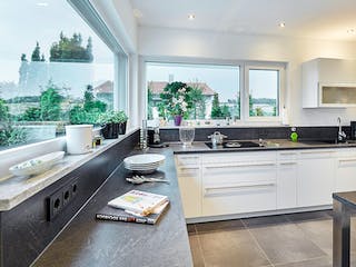 Fertighaus Pultdach Klassik 257 von LUXHAUS, Pultdachhaus Innenansicht 2