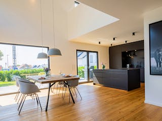 Fertighaus Satteldach Landhaus 162 von LUXHAUS, Satteldach-Klassiker Innenansicht 2