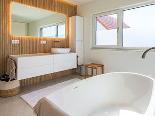 Fertighaus Satteldach Landhaus 171 von LUXHAUS, Satteldach-Klassiker Innenansicht 5