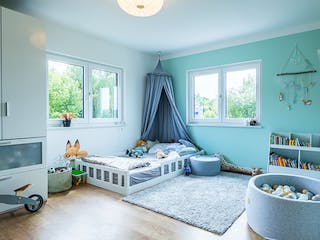 Fertighaus Walmdach 164 von LUXHAUS, Stadtvilla Innenansicht 3