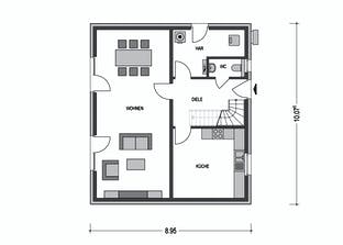 Einfamilienhaus M61.D Grundriss