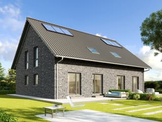 Fertighaus Maastricht von GUSSEK HAUS Schlüsselfertig ab 292800€, Satteldach-Klassiker Außenansicht 1 Fertighaus Maastricht von GUSSEK HAUS Schlüsselfertig ab 292800€, Satteldach-Klassiker Außenansicht 1