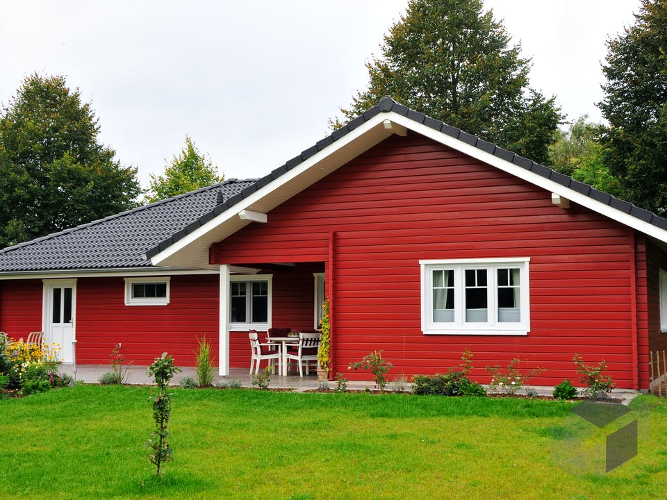 Malmö mit Carport von Fjorborg Außenansicht