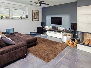 Massivhaus Arnold von Mammen Bauunternehmen, Satteldach-Klassiker Innenansicht 1