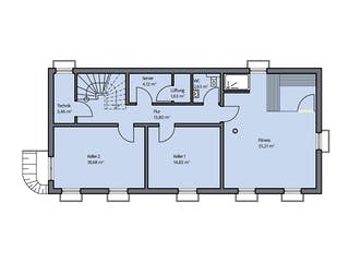 Massivhaus Christiansen von Mammen Bauunternehmen, Satteldach-Klassiker Grundriss 4