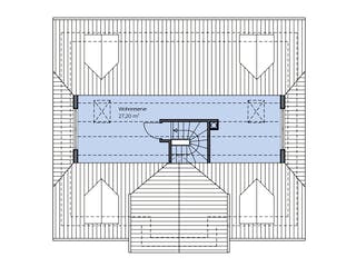 Massivhaus Denker von Mammen Bauunternehmen, Satteldach-Klassiker Grundriss 3