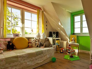 Massivhaus Denker von Mammen Bauunternehmen, Satteldach-Klassiker Innenansicht 2