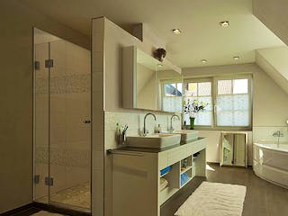 Massivhaus Denker von Mammen Bauunternehmen, Satteldach-Klassiker Innenansicht 4