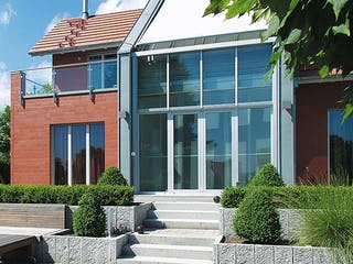 Massivhaus König von Mammen Bauunternehmen, Satteldach-Klassiker Außenansicht 3