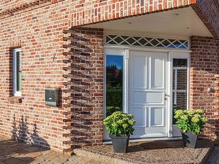 Massivhaus Pohl von Mammen Bauunternehmen, Stadtvilla Außenansicht 4