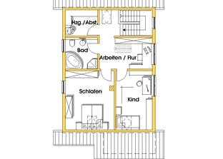 Maria (KfW-Effizienzhaus 40) Grundriss