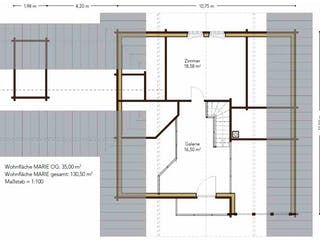 Blockhaus Marie von Rubner Haus AT Schlüsselfertig ab 310000€, Bungalow Grundriss 2