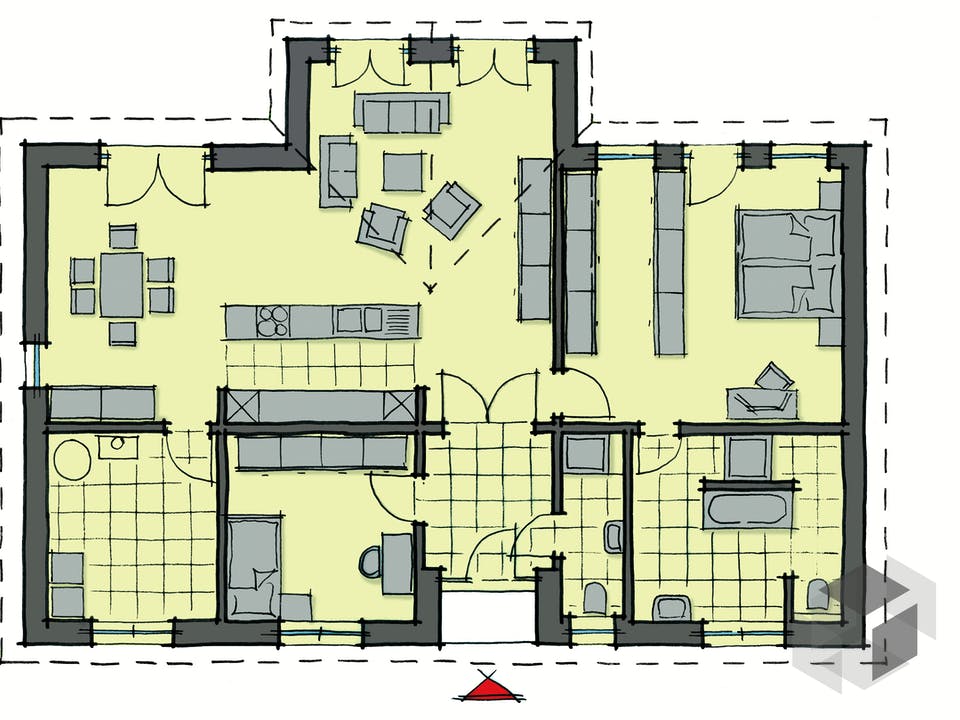 Marmilla von GUSSEK HAUS Grundriss