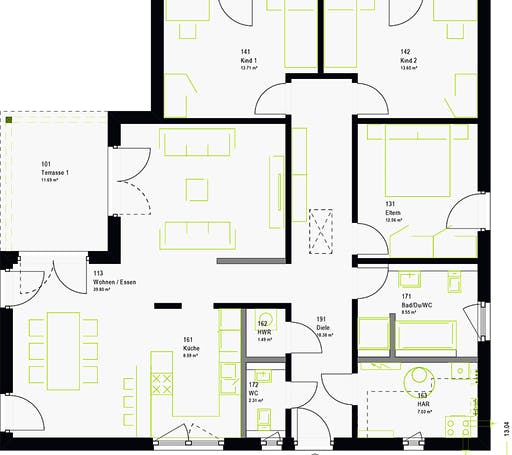 Massa - ComfortStyle 13.03 W Floorplan 7