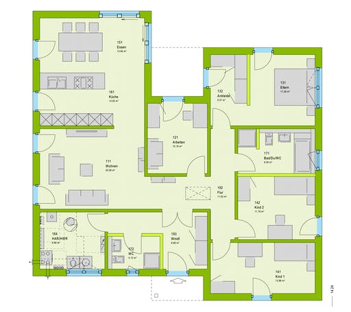 Massa ComfortStyle 14.01 P Floorplan 1