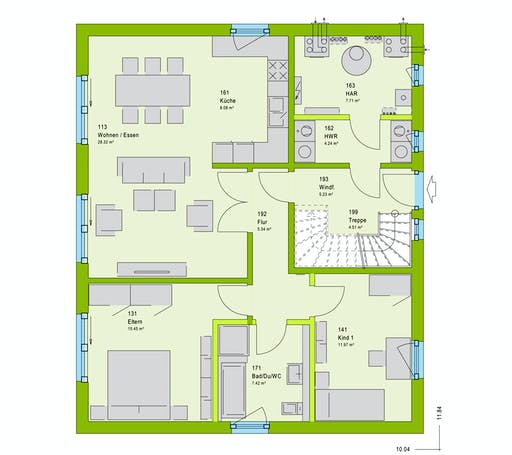 Massa FamilyStyle 17.01 S Floorplan 1