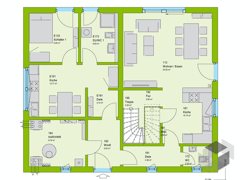 FamilyStyle 18.01 S von massa haus Grundriss