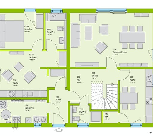 Massa FamilyStyle 20.01 S Floorplan 1