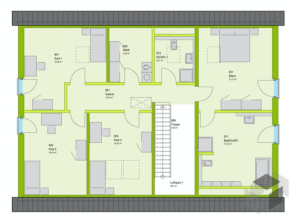 FamilyStyle 26.01 S von massa haus Grundriss
