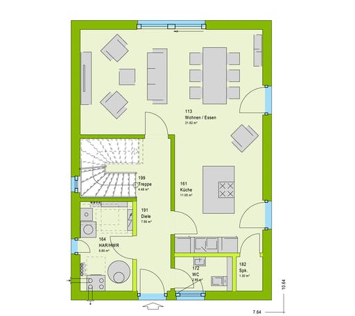 Massa LifeStyle 13.07 S Floorplan 1