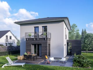 Fertighaus LifeStyle 13.10 W von massa haus Ausbauhaus ab 107999€, Stadtvilla Außenansicht 3