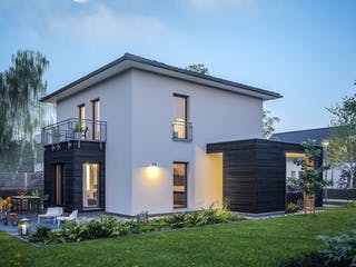 Fertighaus LifeStyle 13.10 W von massa haus Ausbauhaus ab 107999€, Stadtvilla Außenansicht 4
