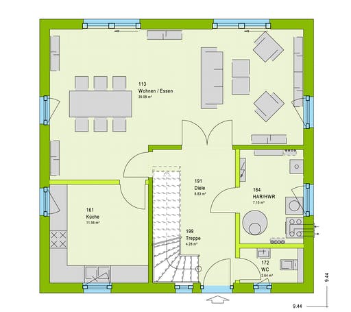 Massa LifeStyle 14.02 S Floorplan 1