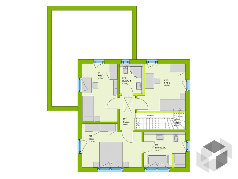 LifeStyle 15.02 W von massa haus Grundriss