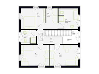 Fertighaus LifeStyle 16.01 W von massa haus Ausbauhaus ab 177999€, Stadtvilla Grundriss 2