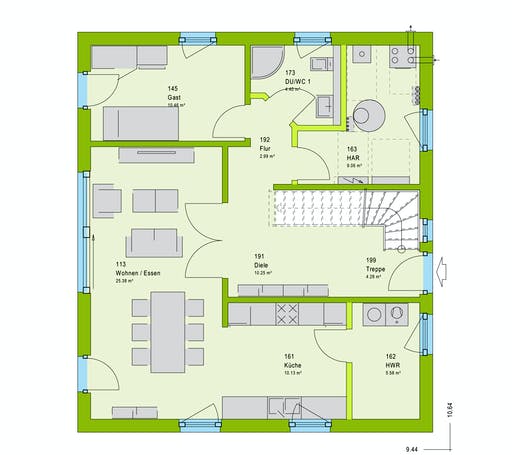 Massa LifeStyle 16.04 S Floorplan 1