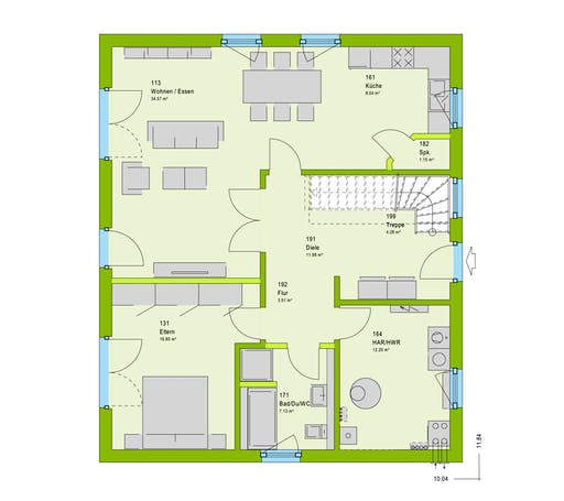 Massa LifeStyle 17.01 S Floorplan 1