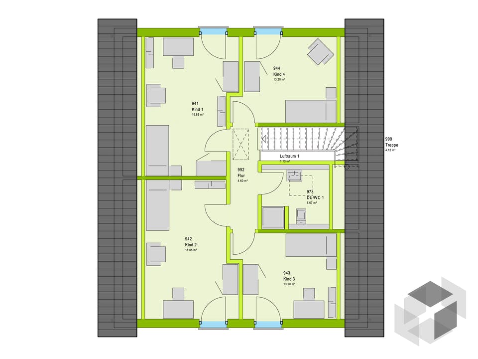 LifeStyle 17.01 S von massa haus Grundriss