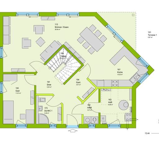 Massa LifeStyle 18.01 S Floorplan 1