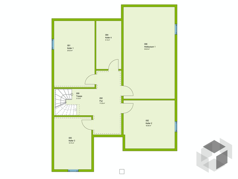 LifeStyle 18.03 P von massa haus Grundriss